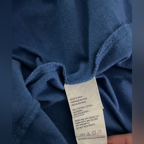 EUC Men’s IZOD Saltwater Blue Short Sleeve Tee w/Dog in Pool Graphic; Size XXL - Picture 5 of 8